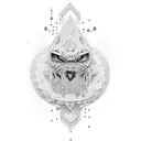 humble and hustle  tattoo design idea