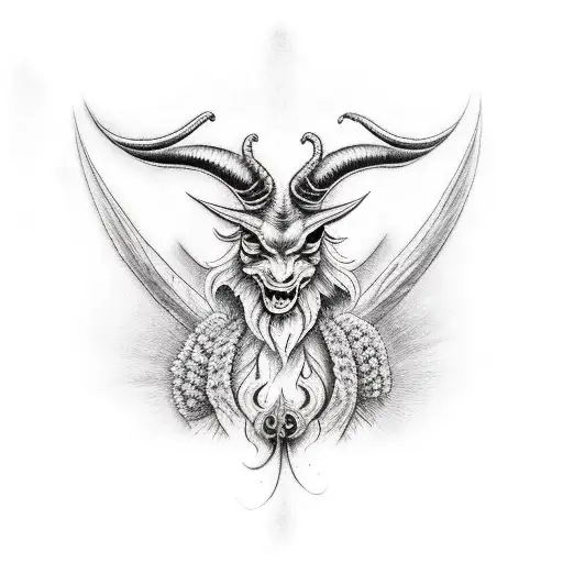 Baphomet  tattoo design idea