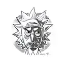 Rick and Morty tattoo design idea