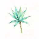 Agave tattoo design idea