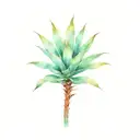 Agave tattoo design idea