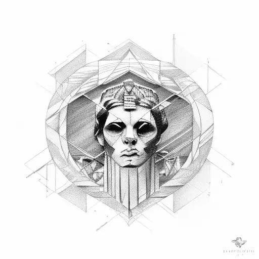 parthenon tattoo design idea