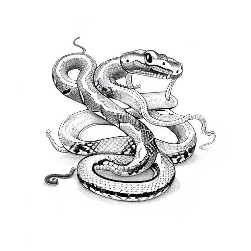 long sword with vines and snake tattoo design idea