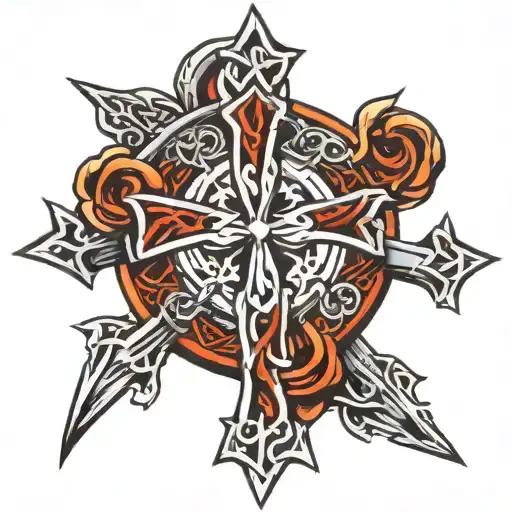 celtic cross tattoo tattoo design idea