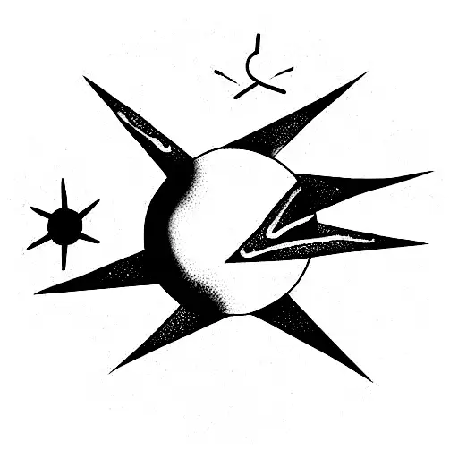 cancer zodiac star cosmos sun earth planet tattoo design idea