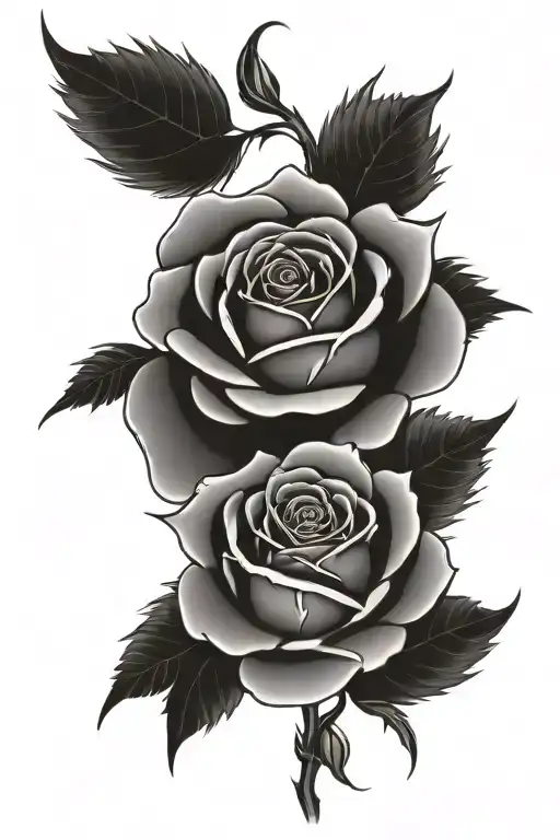 single  burning rose tattoo tattoo design idea
