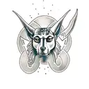 Anubis tattoo design idea