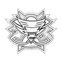 St. Louis Blues logo merged with Metallica's logo tattoo design idea