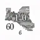 610 area code with city of allentown tattoo design idea