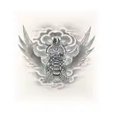 Spine tattoo design idea