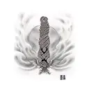 Spine tattoo design idea