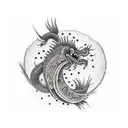 Spine tattoo design idea