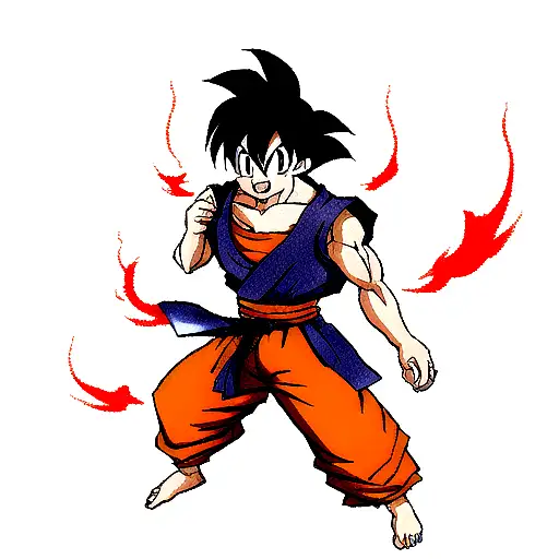 son goku tattoo design idea