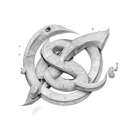 ampersand  tattoo design idea