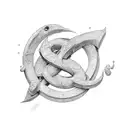 ampersand  tattoo design idea