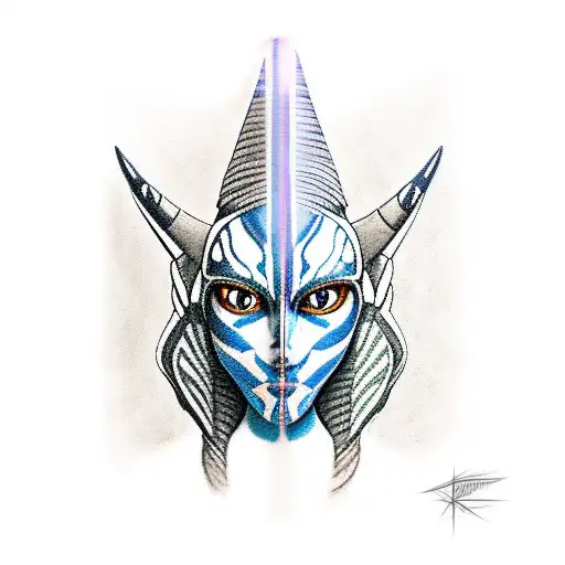 ahsoka and thrawn tattoo design idea