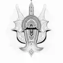 Hamsa Symbol tattoo design idea