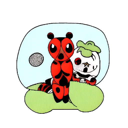 Ladybug tattoo design idea