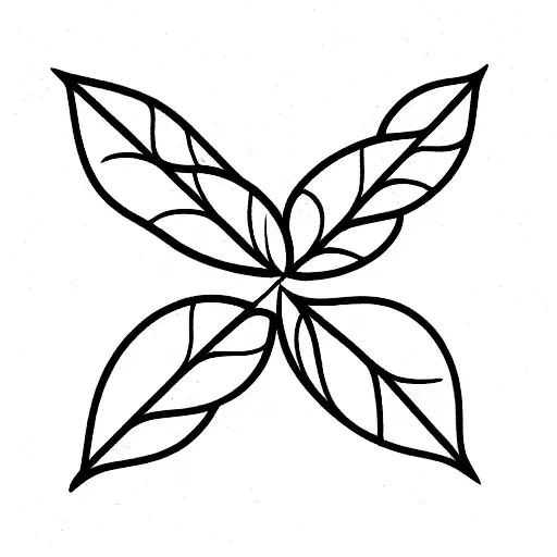 Planta romero tattoo design idea