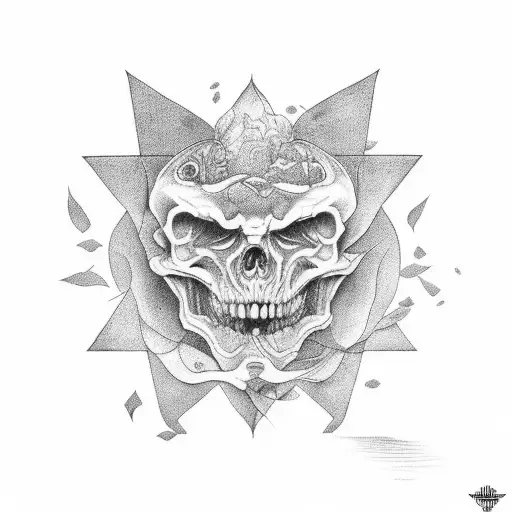 Planta romero tattoo design idea