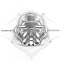 lightsaber tattoo design idea