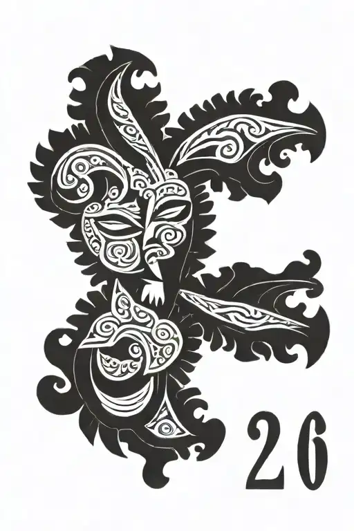 Scandinavian god date of birth 2004 written tattoo design idea