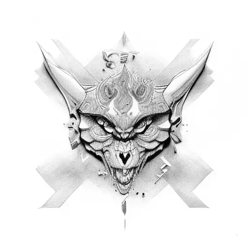 letters M and C  tattoo design idea