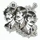 Beatles tattoo design idea