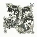 Beatles tattoo design idea