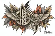 tally marks tattoo design idea