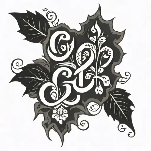 words grandma stanley tattoo design idea