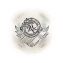 half sleeve containing things that involve family, dedication, patience and deafet  tattoo design idea