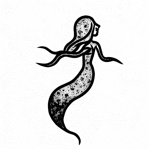 Cheap Mermaid Temporary Tattoo, Tattoo, Mermaid Tattoo (small size) | Joom