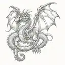 dragon tattoo design idea