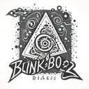 Blink 182 logo tattoo design idea