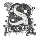 Blink 182 logo tattoo design idea