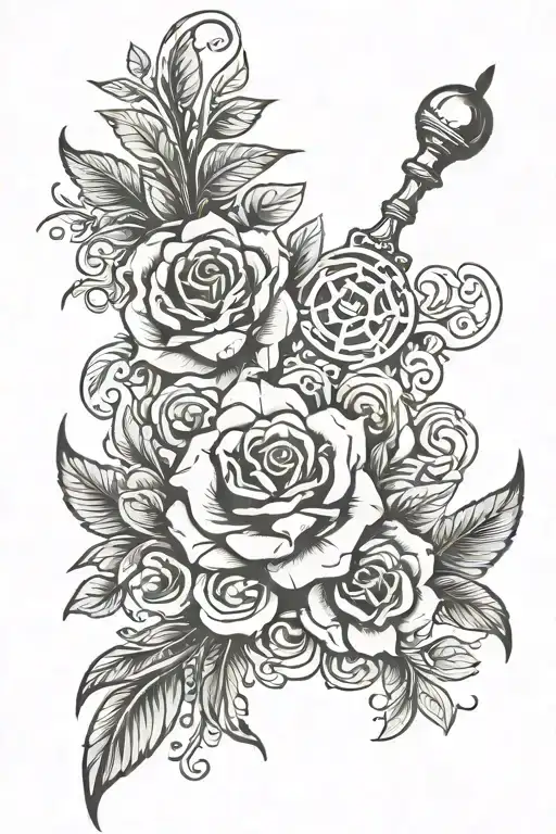 latin phrase tattoo design idea