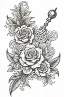 latin phrase tattoo design idea