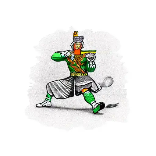 fighting irish  tattoo design idea