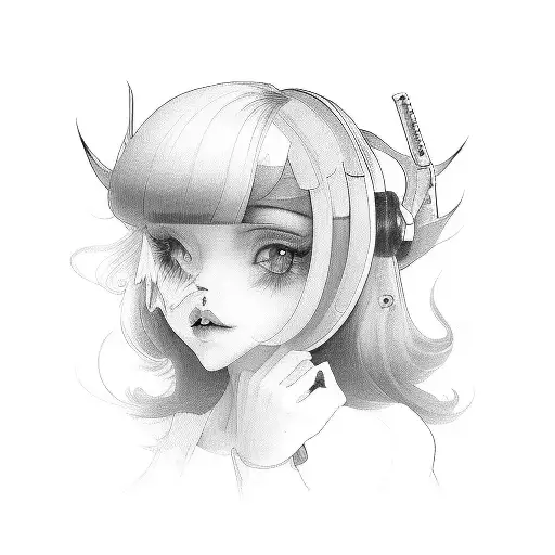 Portals Melanie Martinez  tattoo design idea