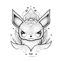 Eevee tattoo design idea