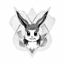 Eevee tattoo design idea