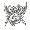 progress over perfection quote tattoo design idea