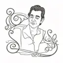 johnny cash song lyrics  tattoo design idea