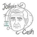 johnny cash song lyrics  tattoo design idea