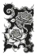 2008 burn tattoo design idea