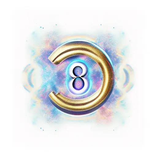 eternity and number 9 being incorporated in it tattoo design idea
