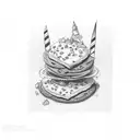 bad cookie tattoo design idea