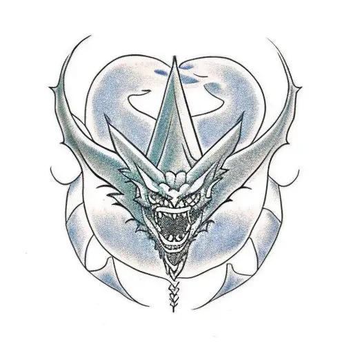 Dragon tattoo inspired by the manga Berserk tattoo design idea