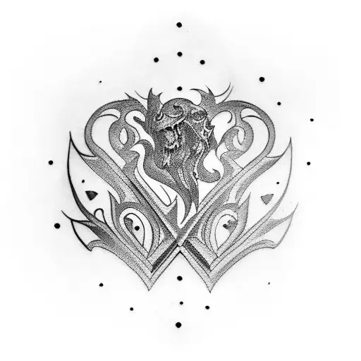 medieval tattoo design idea